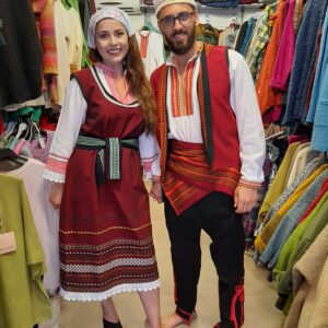 Национални български носии, комплект за мъже и жени